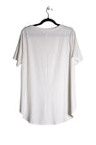 ZENANA Women T-Shirts Regular fit in White - L, 1X, 2X
