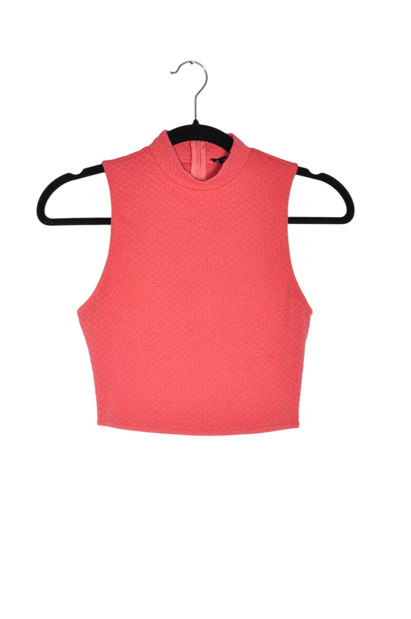 FOREVER 21 Women Crop Tops Regular fit in Red - S