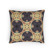 Geometric Mosaic Pattern Woven Pillow | Boho Tile Throw Cushion