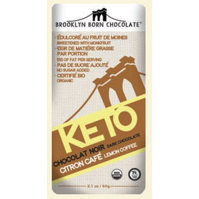 Brooklyn Born Chocolate - Keto - Lemon Coffee (60g)