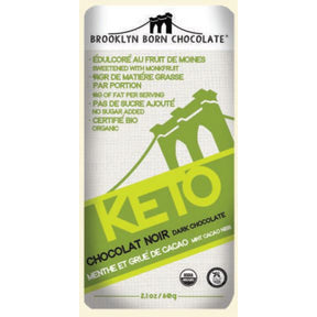 Brooklyn Born Chocolate - Keto - Mint Cacao Nibs (60g)