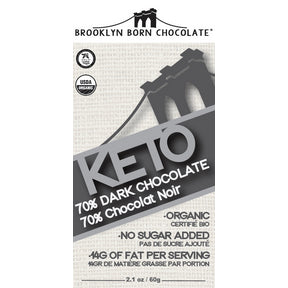 Brooklyn Born Chocolate - Keto - 70% Dark (60g)