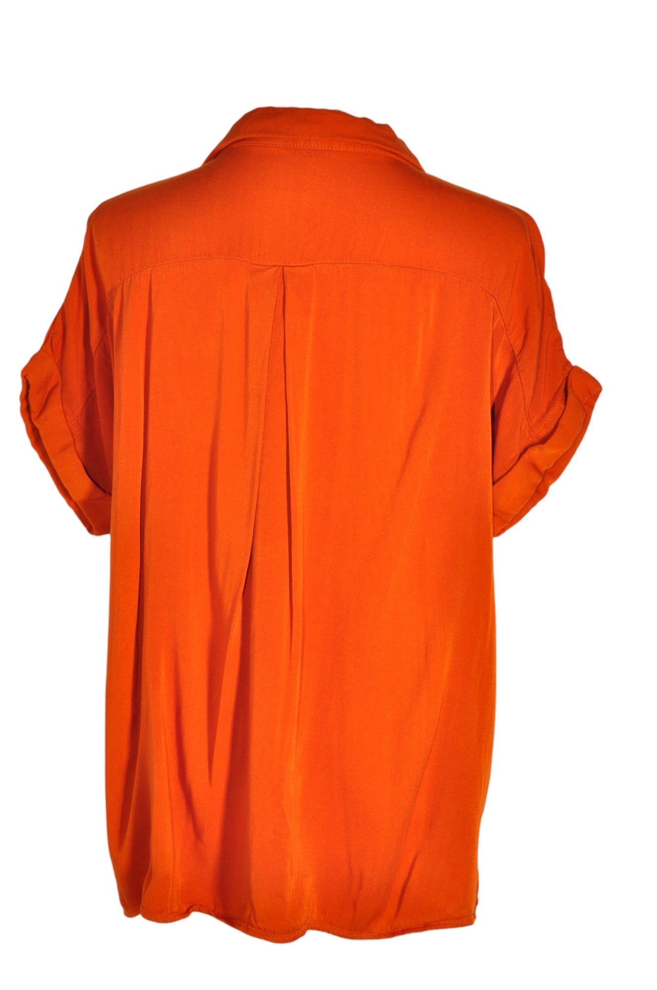 LULUS Women Button Down Tops Regular fit in Orange - M