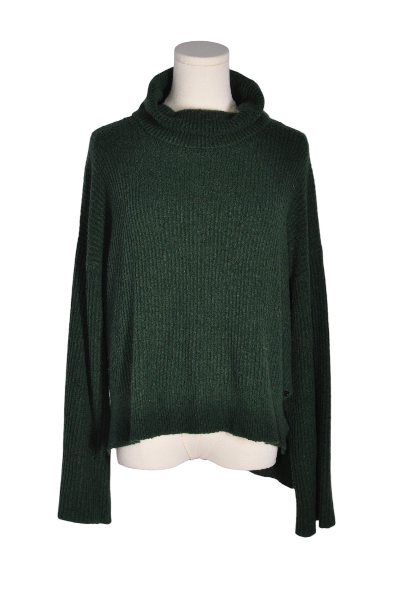 MONK & LOU Women Turtleneck Tops Regular fit in Green - M
