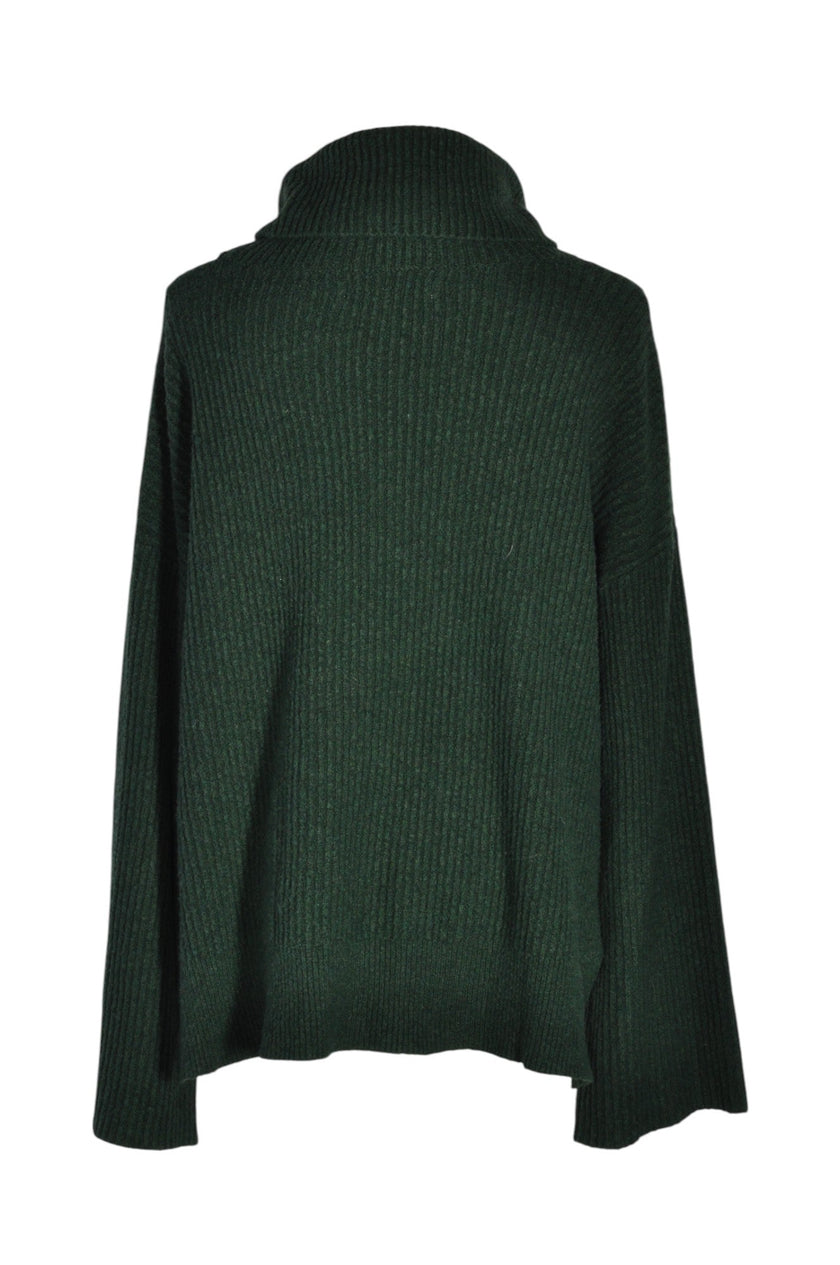 MONK & LOU Women Turtleneck Tops Regular fit in Green - M