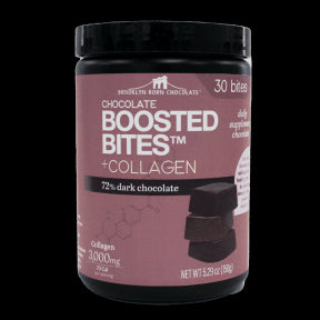 Brooklyn Born Chocolate - Dark Chocolate Bites + Collagen (30ct)
