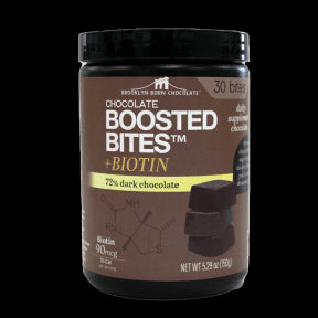 Brooklyn Born Chocolate - Dark Chocolate Bites + Biotin (30ct)