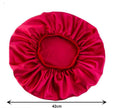 Beauty print Satin Silk Hair Bonnet for sleeping