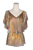 UNBRANDED Women Blouses Regular fit in Brown - S