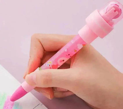 12 Color Bubble Crayon Painting Graffiti Seal for Children