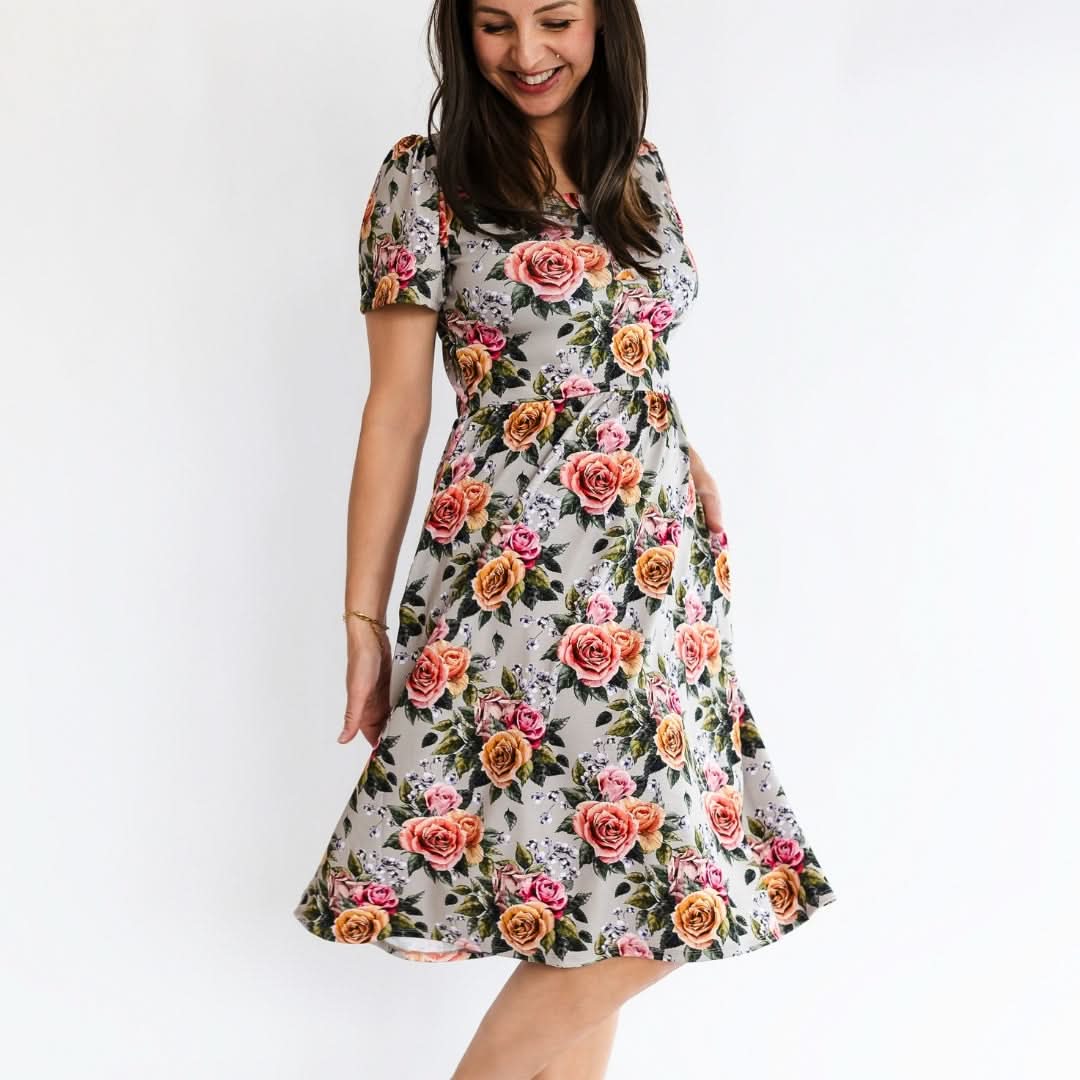 Ladies’ Bamboo Kaia Dress | Palm Fronds