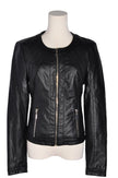 GUESS Women Leather Jackets Regular fit in Black - S