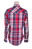 UNBRANDED Women Button Down Tops Regular fit in Red - S