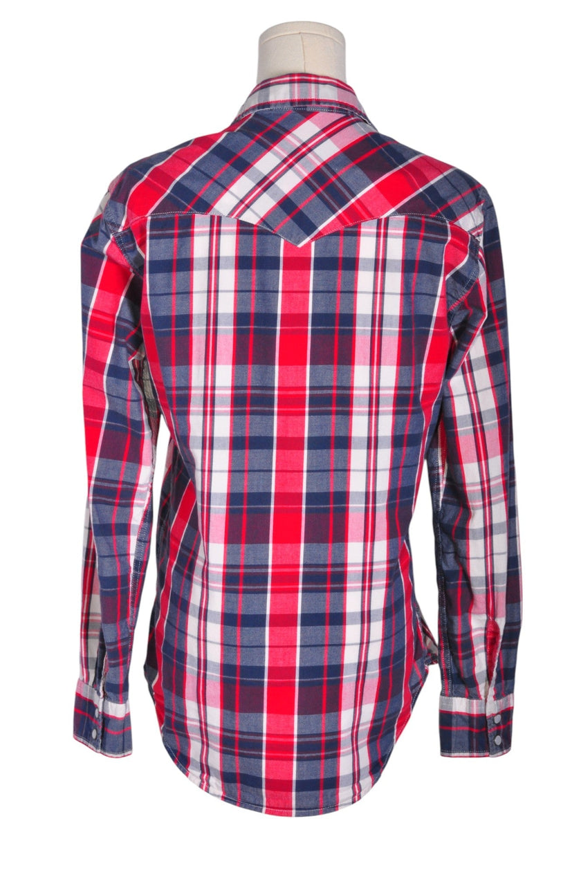 UNBRANDED Women Button Down Tops Regular fit in Red - S