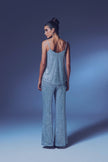 Sequin Spaghetti Strap Camisole - Silver