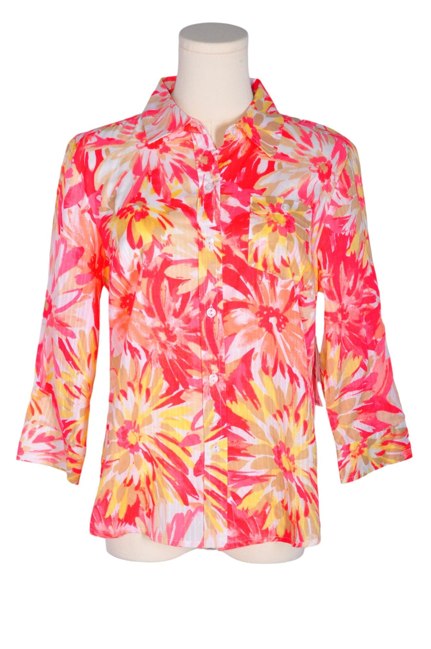 KAREN SCOTT Women Button Down Tops Regular fit in Pink - S