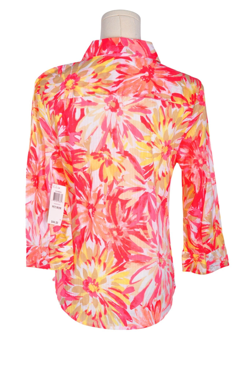KAREN SCOTT Women Button Down Tops Regular fit in Pink - S