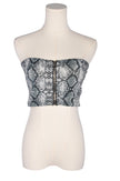 UNBRANDED Women Crop Tops Regular fit in Gray - M