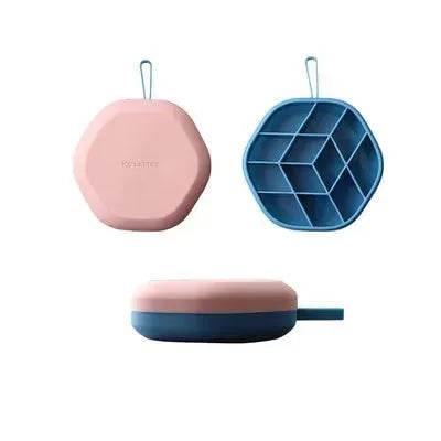 Portable Silicone Hexagonal DIY Ice Mold ice lattice
