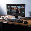 Extra large non-slip computer desk pad - Leather Pad