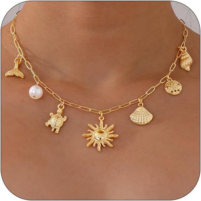 Shell Sun Starfish Beach Necklace for Women – 6 Styles | EX-STOCK Canada