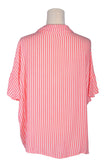 GEORGE Women Button Down Tops Regular fit in Red - XXL