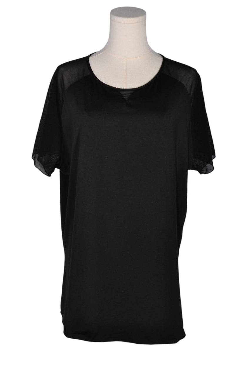 SHEIN Women T-Shirts Regular fit in Black - 2XL