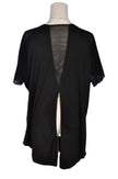 SHEIN Women T-Shirts Regular fit in Black - 2XL