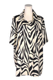 SHEIN Women Button Down Tops Regular fit in White - XL