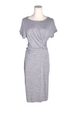 GAP Women Wrap Dresses Regular fit in Gray - XS