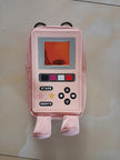 Cute Game Controller Cartoon Messenger Bag for Girls – Mini Oxford Crossbody | Pink