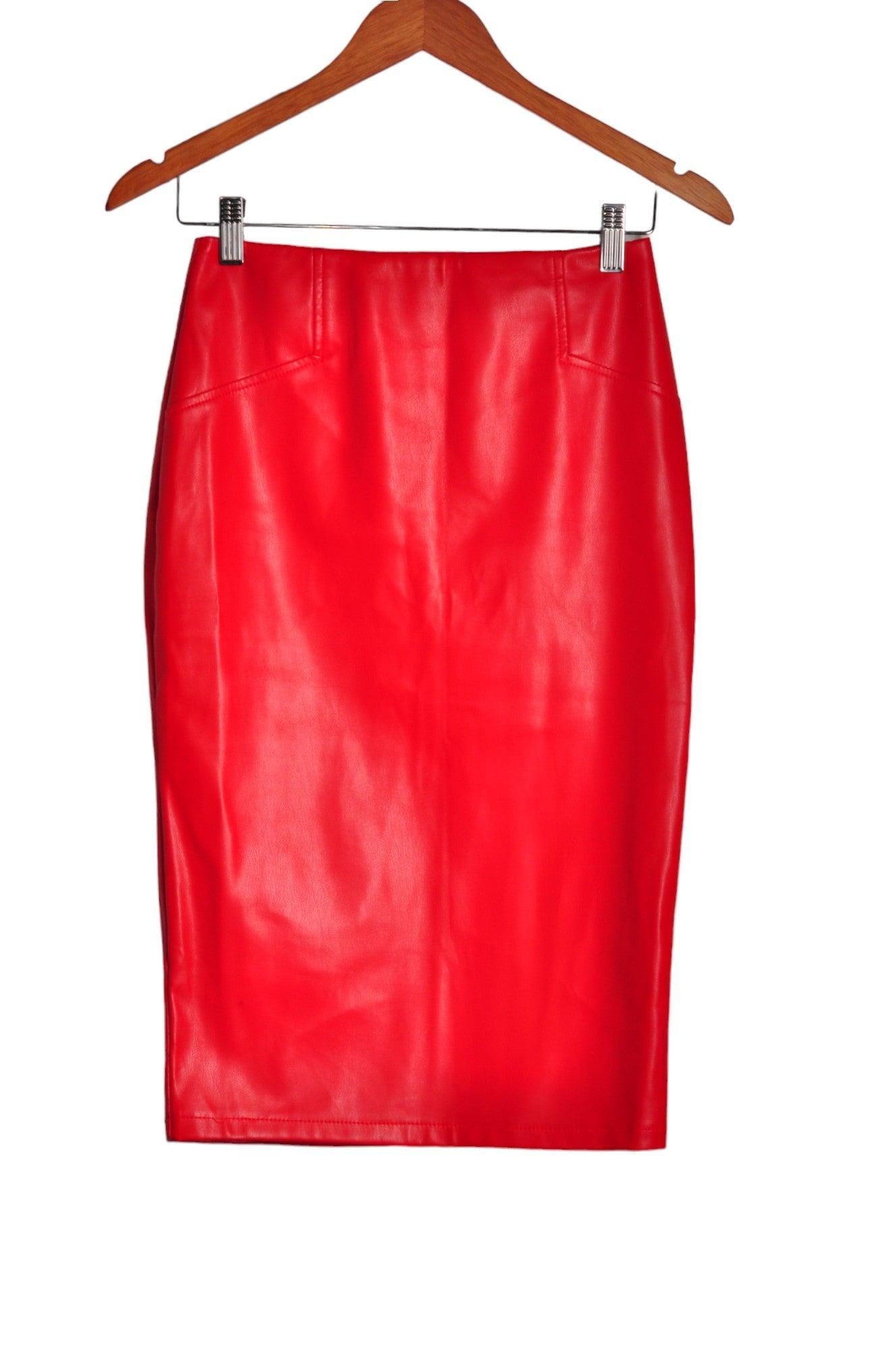 SHEIN Women Pencil Skirts Regular fit in Red - XS
