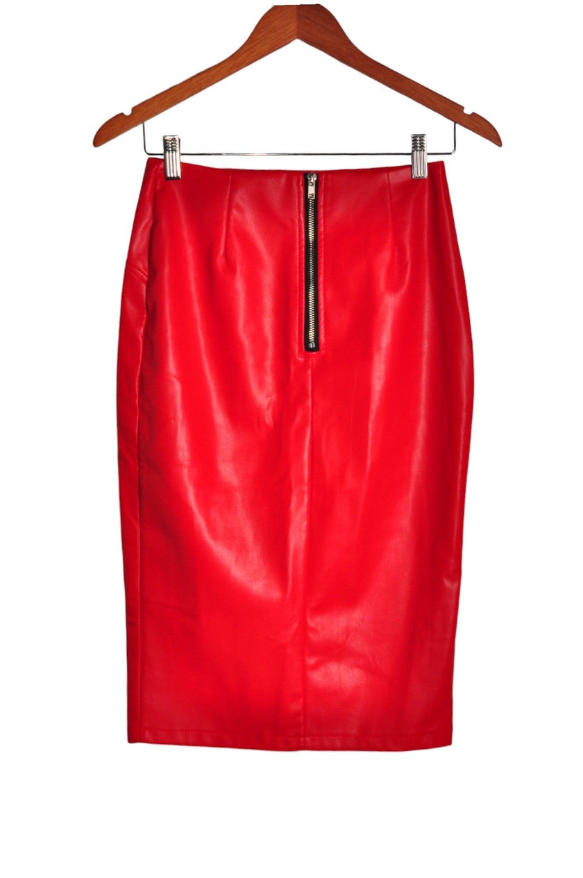 SHEIN Women Pencil Skirts Regular fit in Red - XS