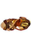 MICHAEL KORS Women Sandals Regular fit in Brown - 8.5