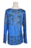 UNBRANDED Women Blouses Regular fit in Blue - M