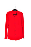 FOUR WAY STRETCH Men Button Down Tops Regular fit in Red - M