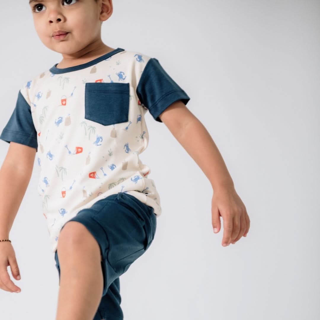 Baby/Kids' Bamboo Pocket T-Shirt | Sunkissed