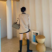 Stitching fashionable Street Blazer suit for women