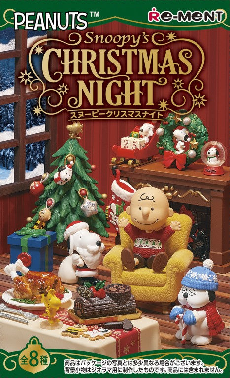 Snoopy's Christmas Night (1 Random Box) (Re-ment Blind Box)
