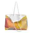 Retro Colorful Circles Weekender Bag| Abstract Geometric Tote| Beach Tote| Large Tote Bag| Busy mom bag | Working mom bag