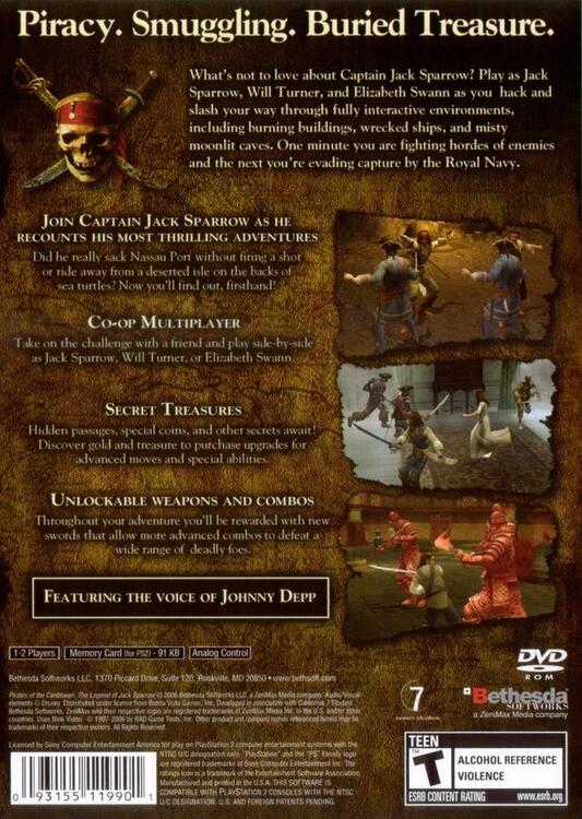 Pirates of the Caribbean: The Legend of Jack Sparrow (usagé)