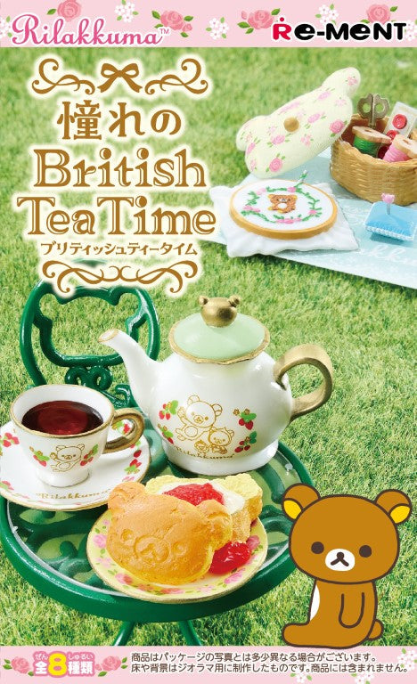 Rilakkuma Long-awaited British Tea Time (1 Random Box) (Re-ment Blind Box)