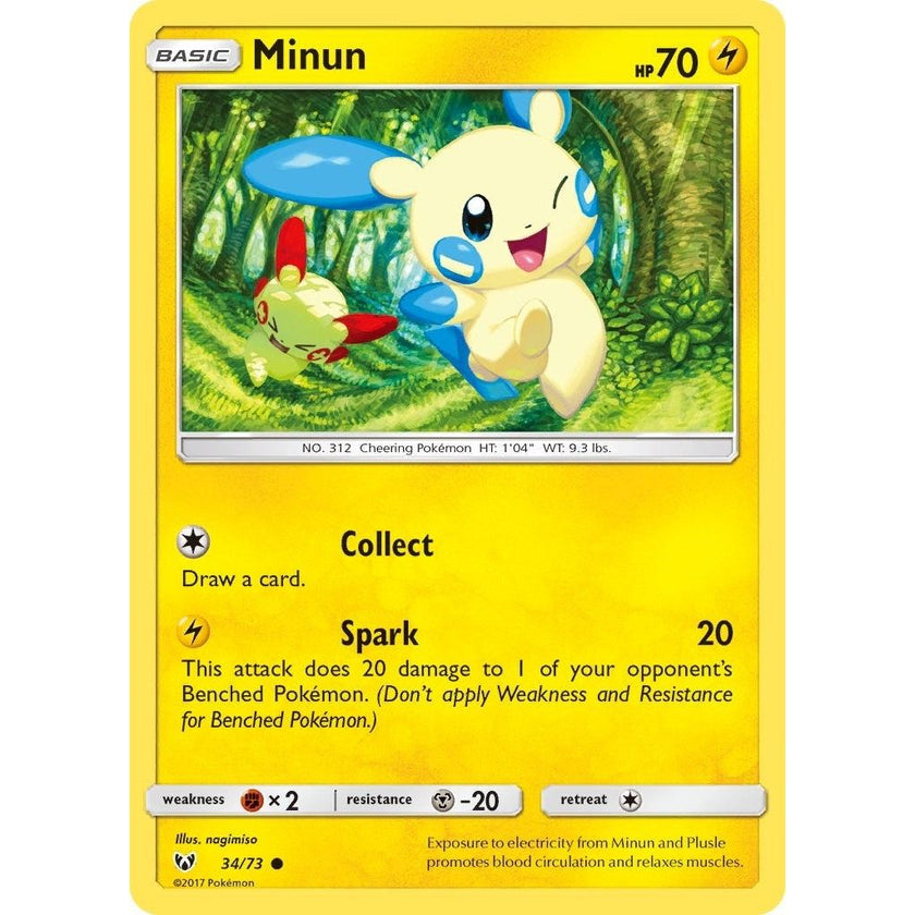 Minun (34/73) (SHL)