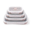 Silicone lunch containers