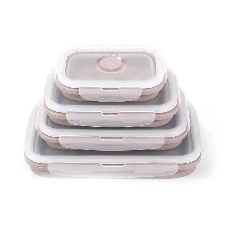 Silicone lunch containers