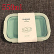 Silicone lunch containers