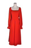 UNBRANDED Women Fit & Flare Dresses Regular fit in Red - XL