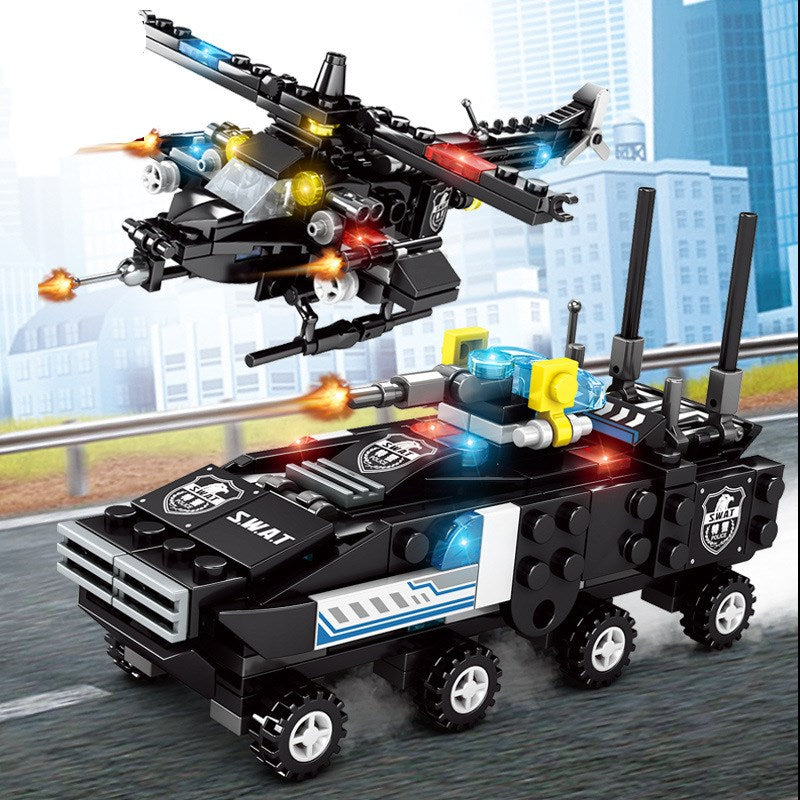 Police Building Blocks Set for Kids – ABS Plastic STEM Construction Toy Canada & USA