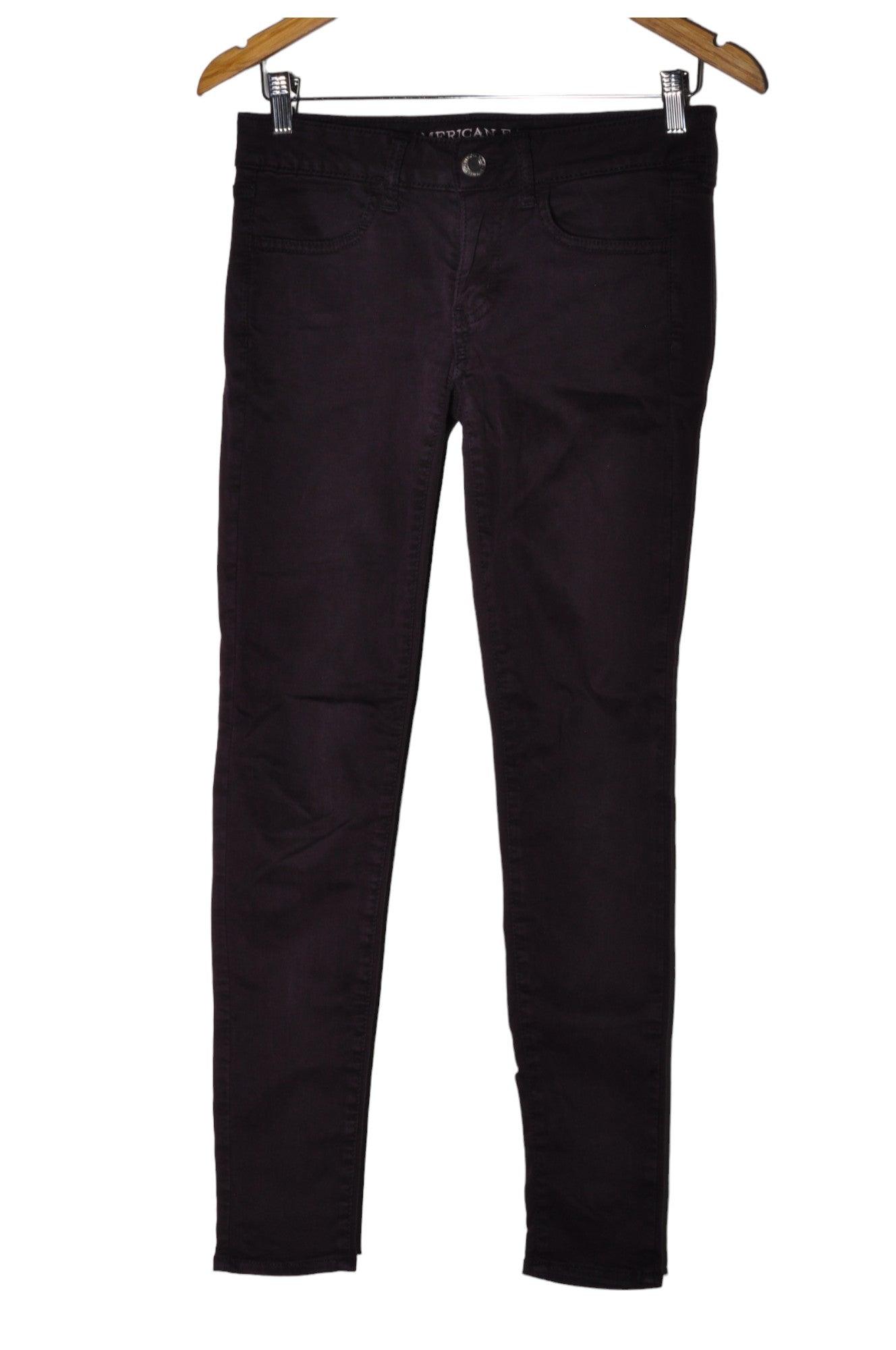 AMERICAN EAGLE Women Straight-Legged Jeans Regular fit in Purple - 2
