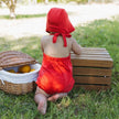 Baby/Kids' Bamboo Halter Romper | Bison Plaid